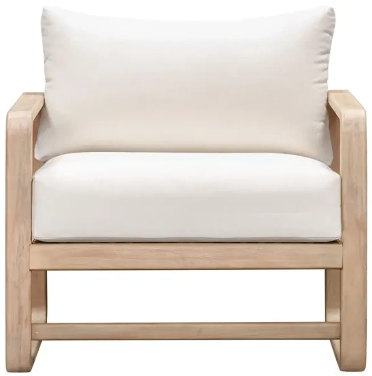 Palata Cream Performance Fabric Outdoor Chair