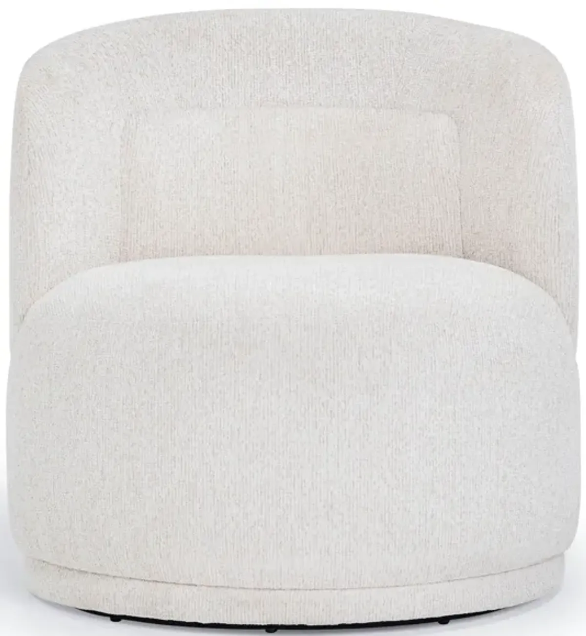 Massa Textured Beige Swivel Accent Chair