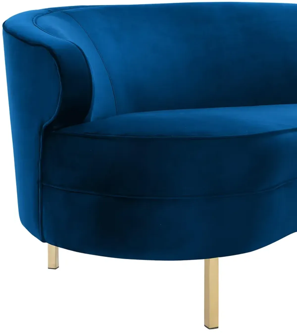 Baila Navy Velvet Sofa