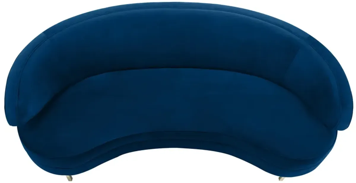 Baila Navy Velvet Sofa