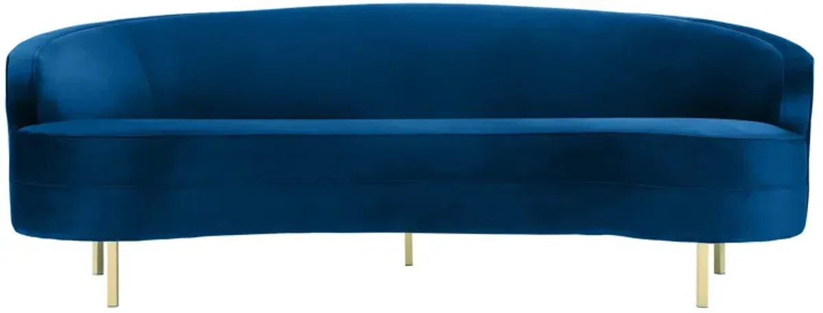 Baila Navy Velvet Sofa