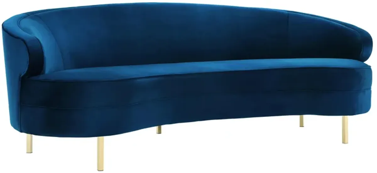 Baila Navy Velvet Sofa