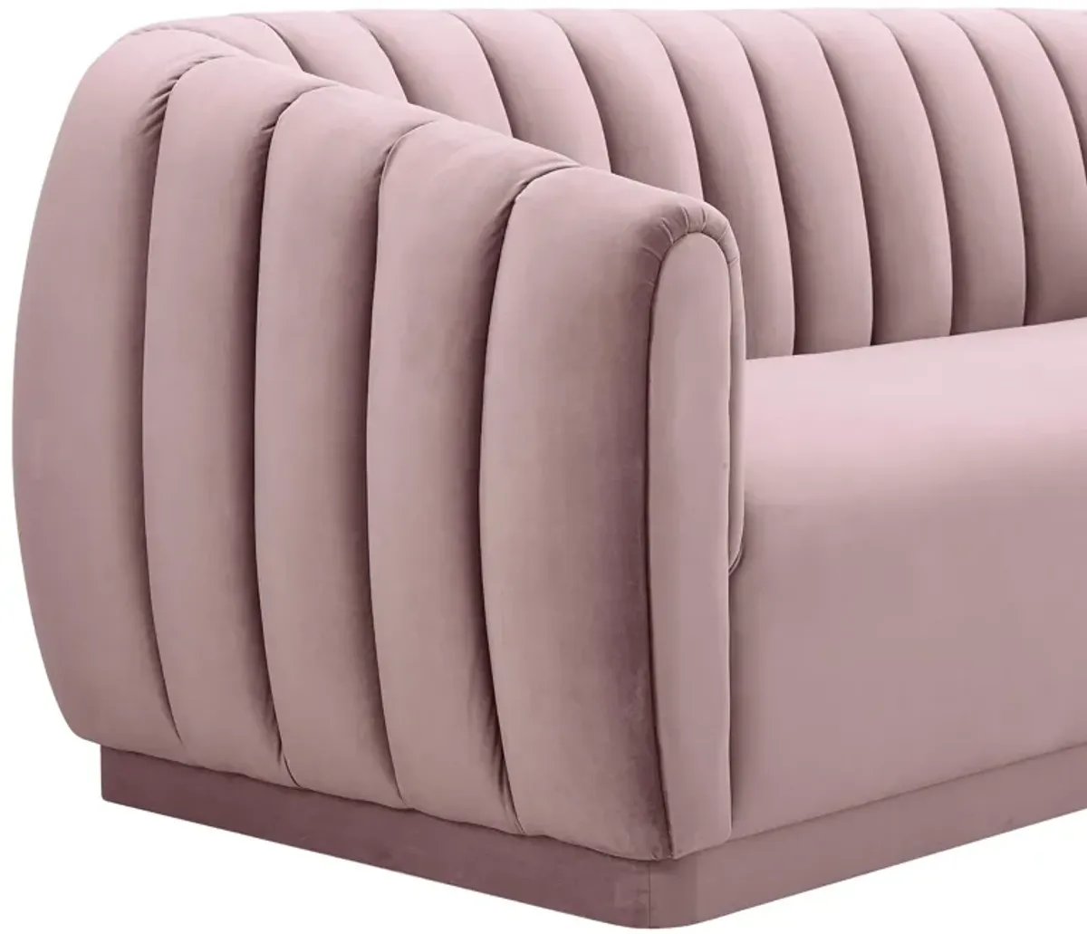 Arno Mauve Velvet Sofa