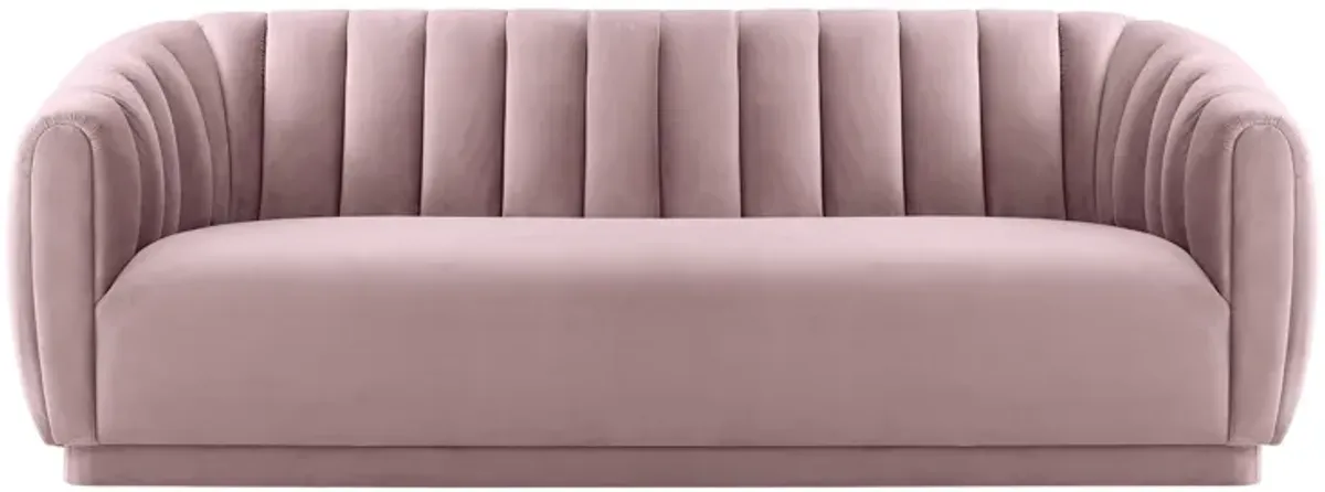 Arno Mauve Velvet Sofa