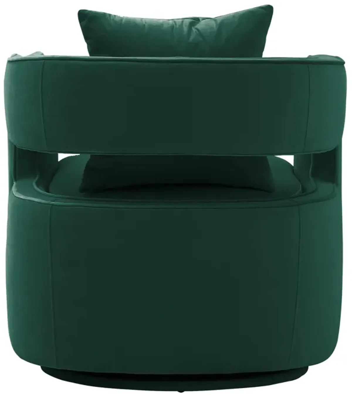 Kennedy Forest Green Velvet Swivel Chair