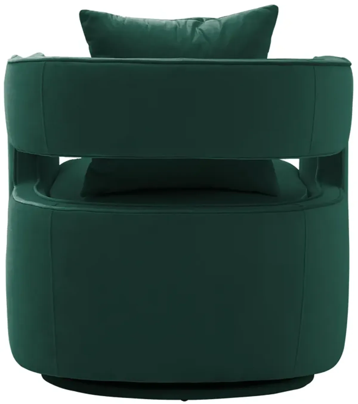 Kennedy Forest Green Velvet Swivel Chair