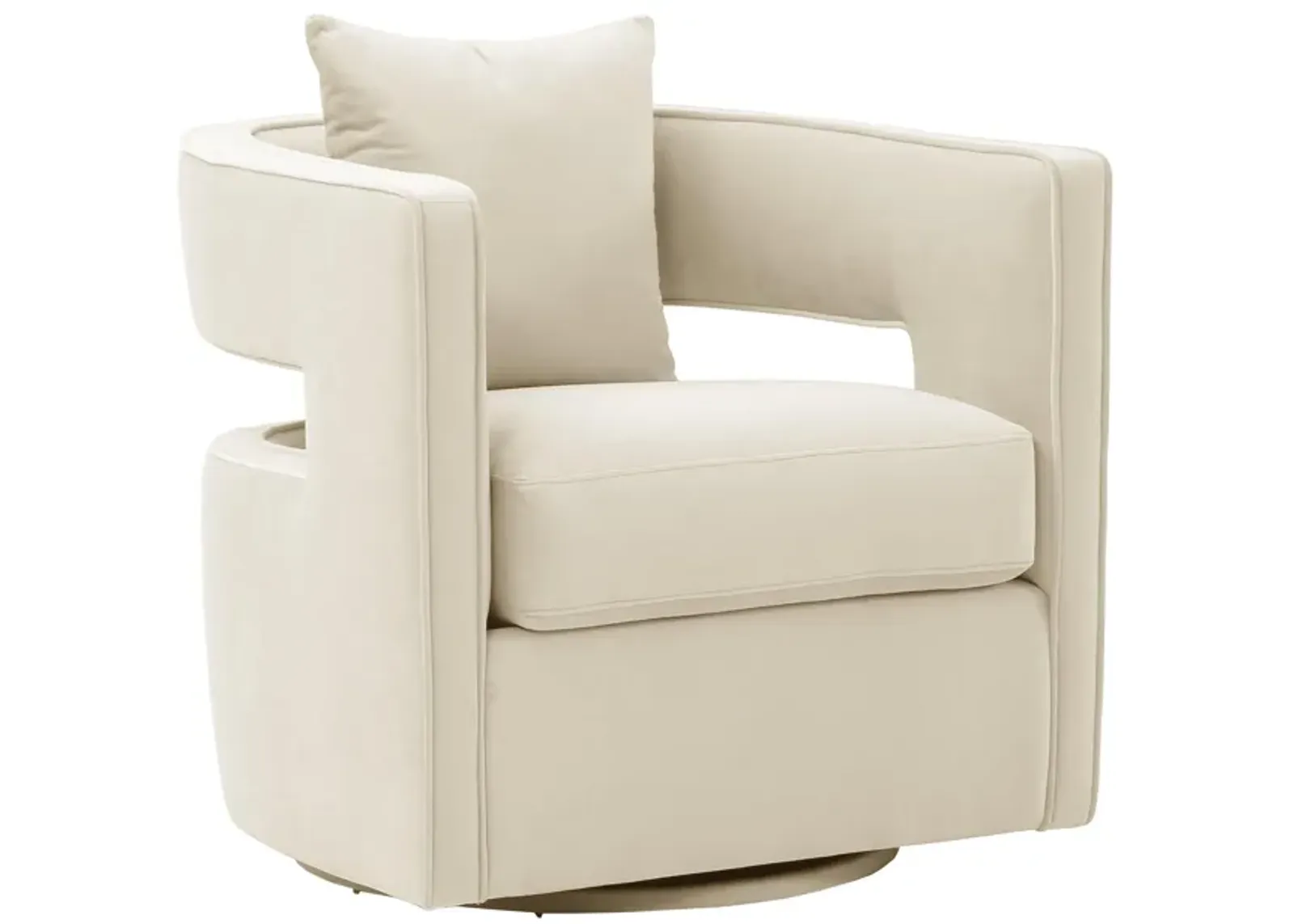 Kennedy Cream Swivel Chair