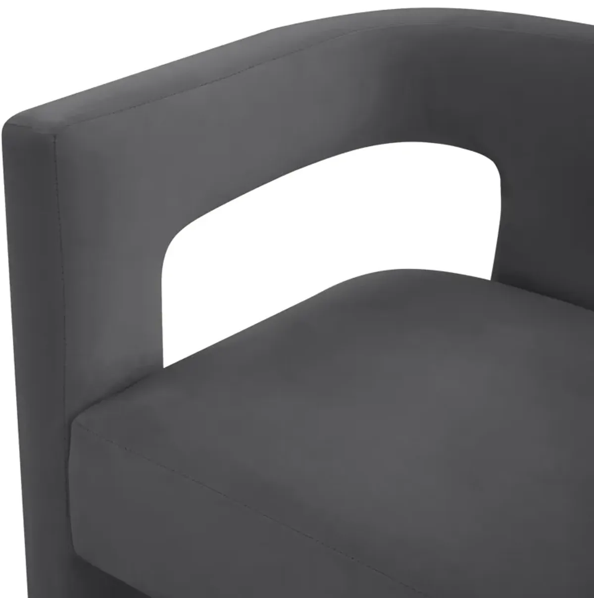 Sloane Dark Grey Velvet Chair