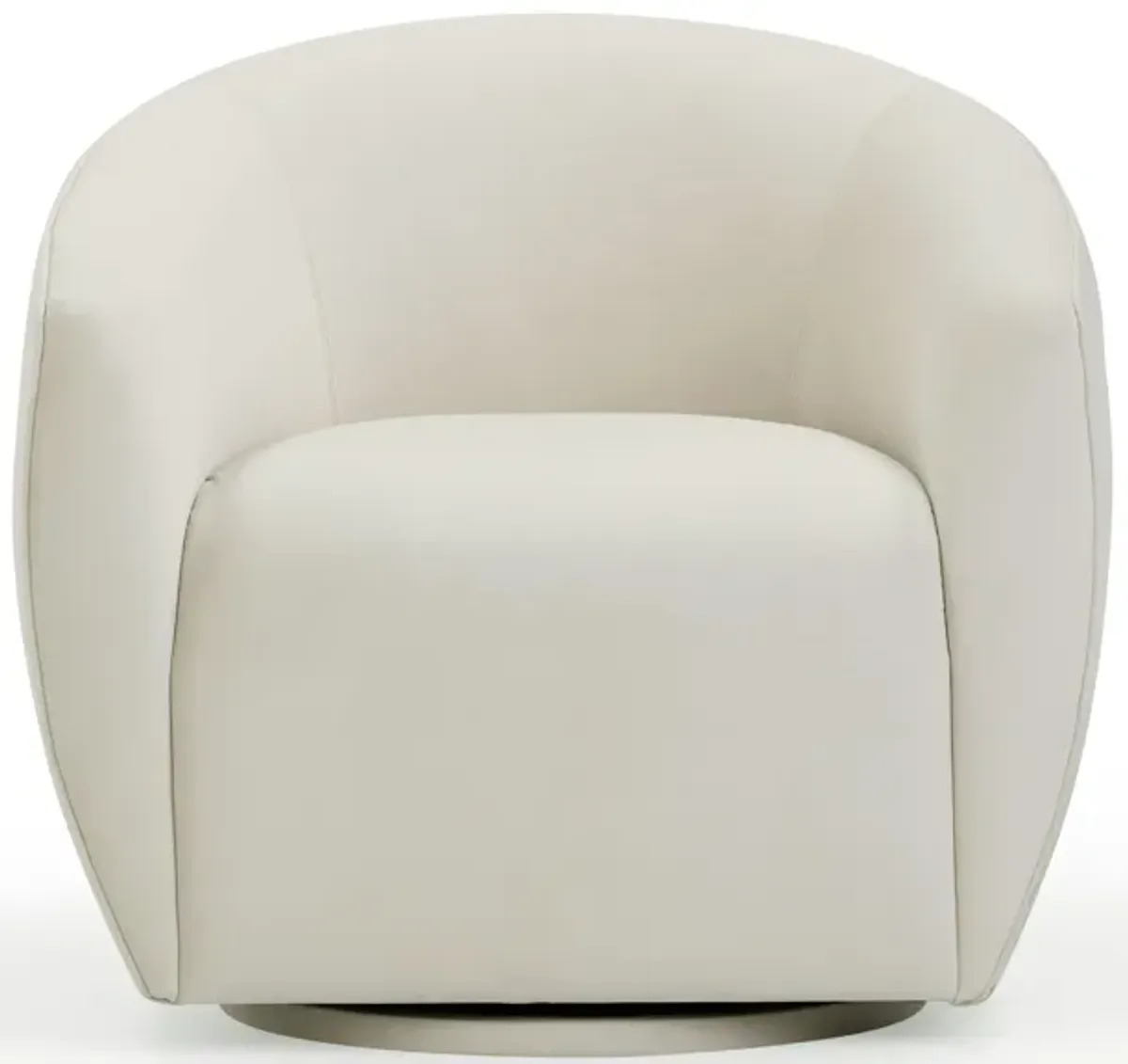 Jordan Cream Velvet Swivel Chair