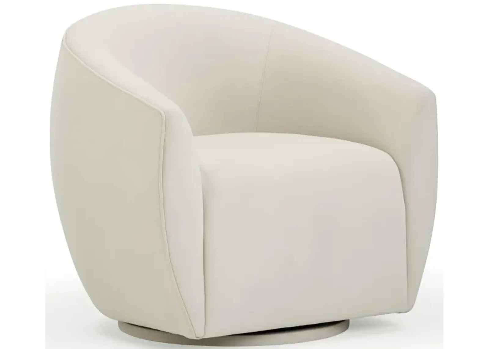 Jordan Cream Velvet Swivel Chair