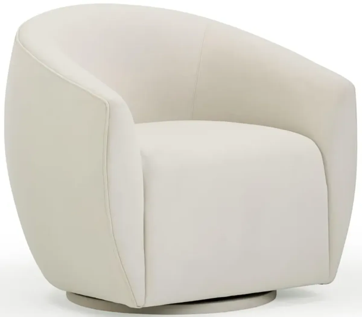 Jordan Cream Velvet Swivel Chair