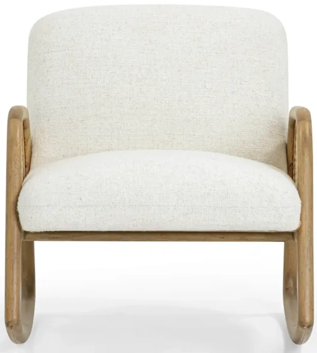 Bonney Cream Performance Fabric Rocking Chair