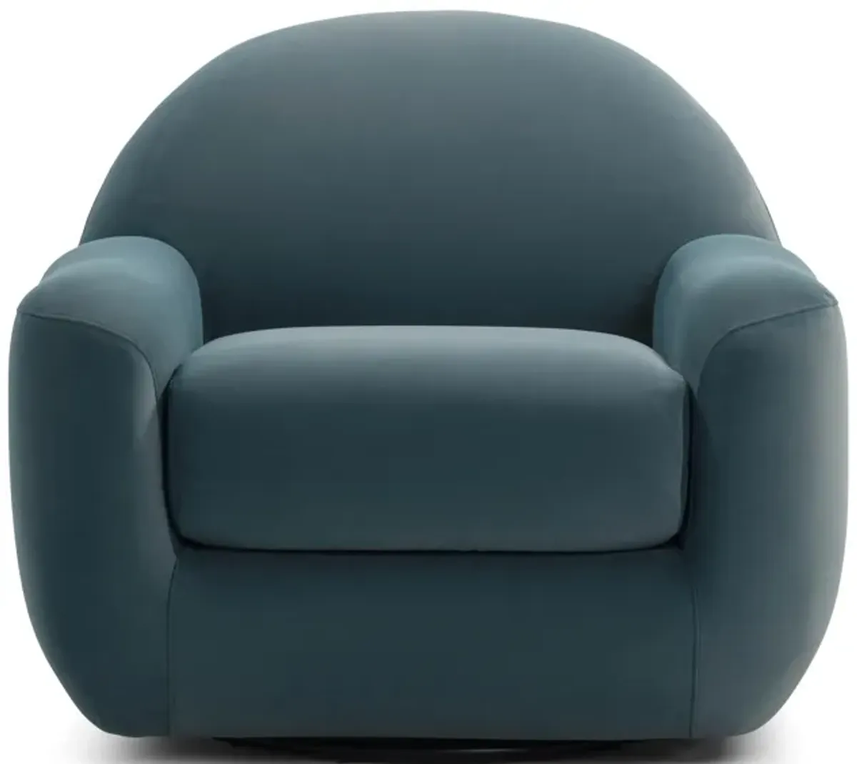 Tiago Dark Teal Velvet Swivel Chair