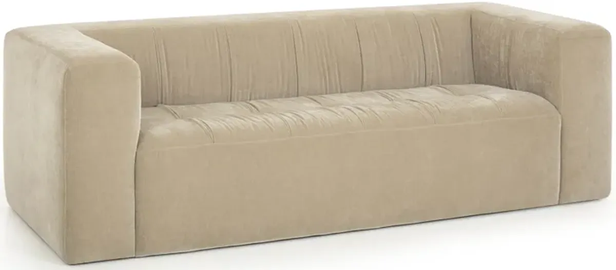 Alder Taupe Upcycled Chenille Sofa