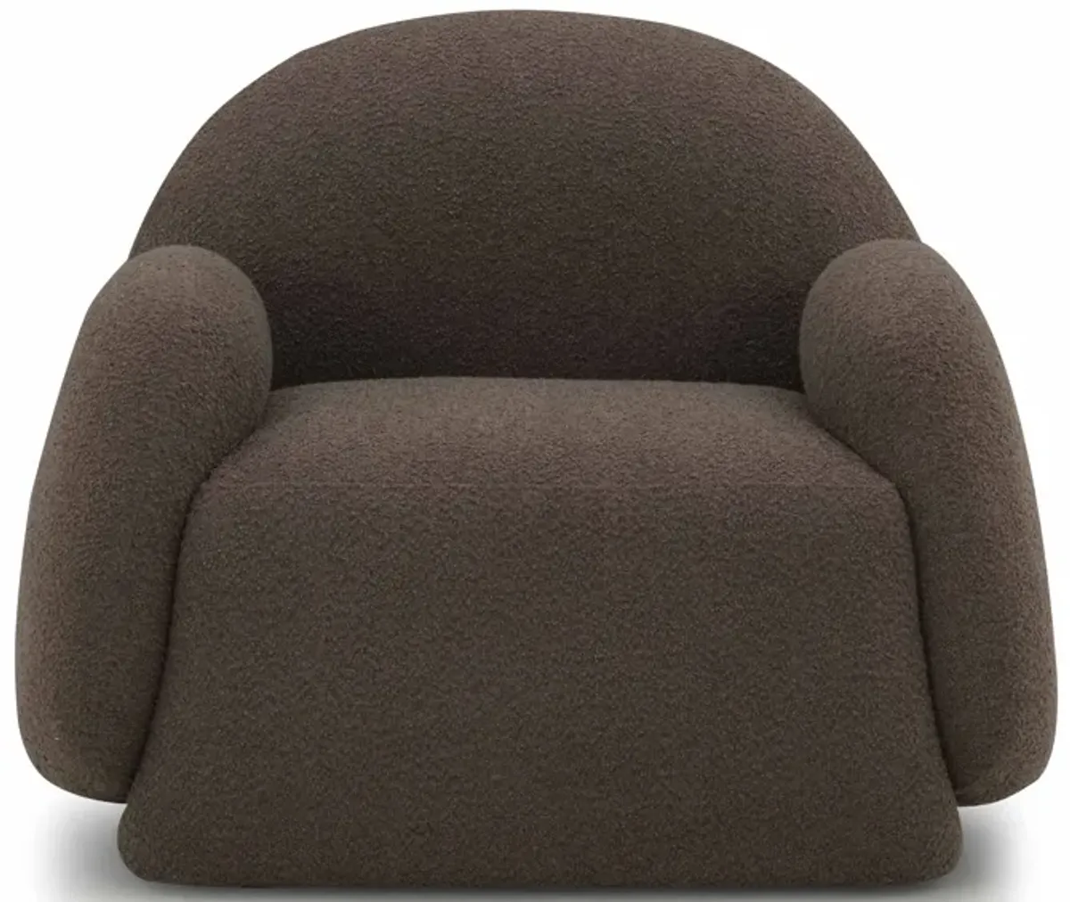 Marius Brown Boucle Accent Chair