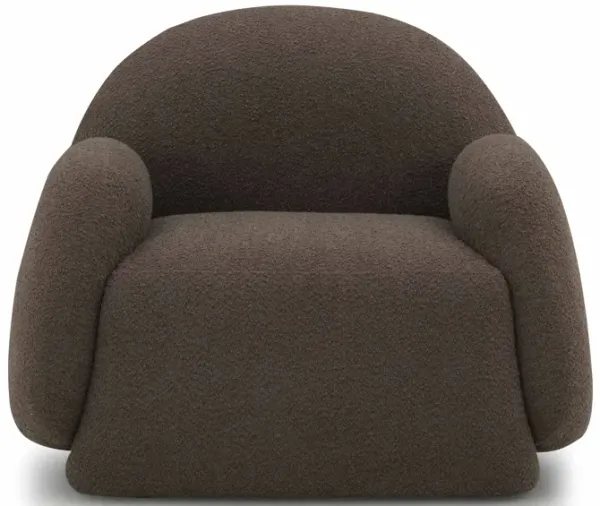 Marius Brown Boucle Accent Chair