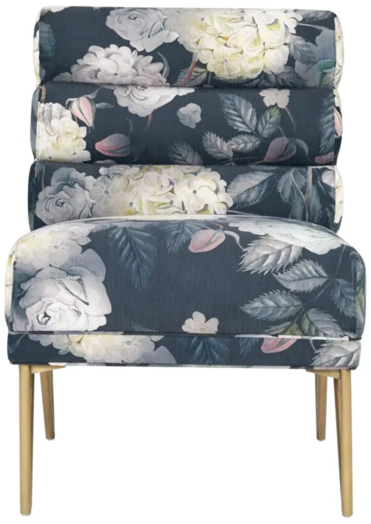 Kelly Floral Velvet Chair