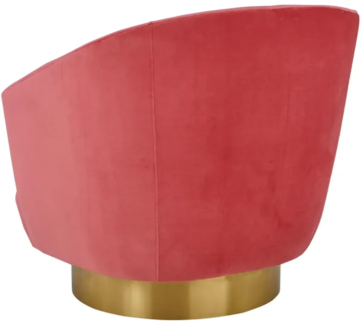 Canyon Hot Pink Velvet Swivel Chair