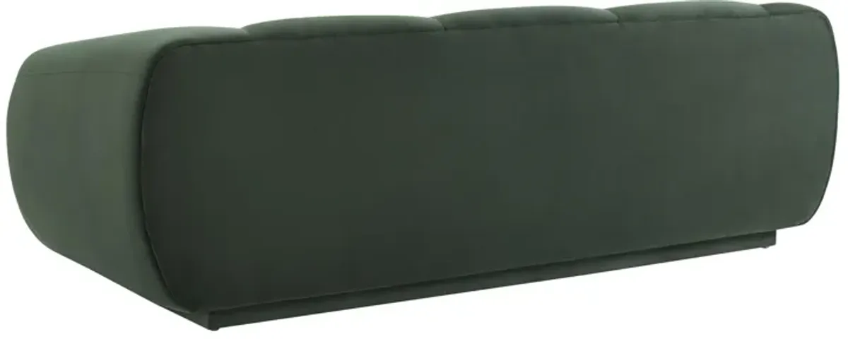 Emmet Forest Green Velvet Sofa