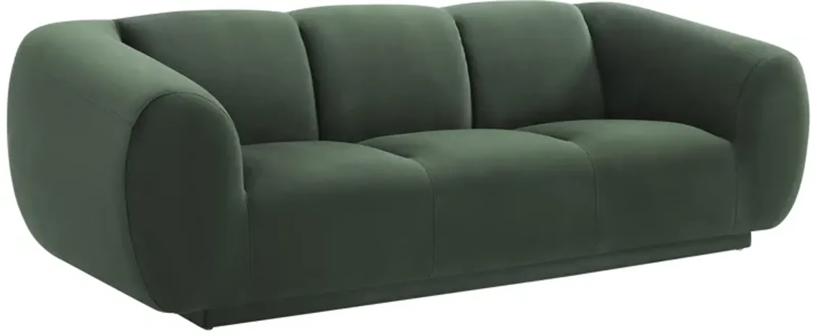 Emmet Forest Green Velvet Sofa