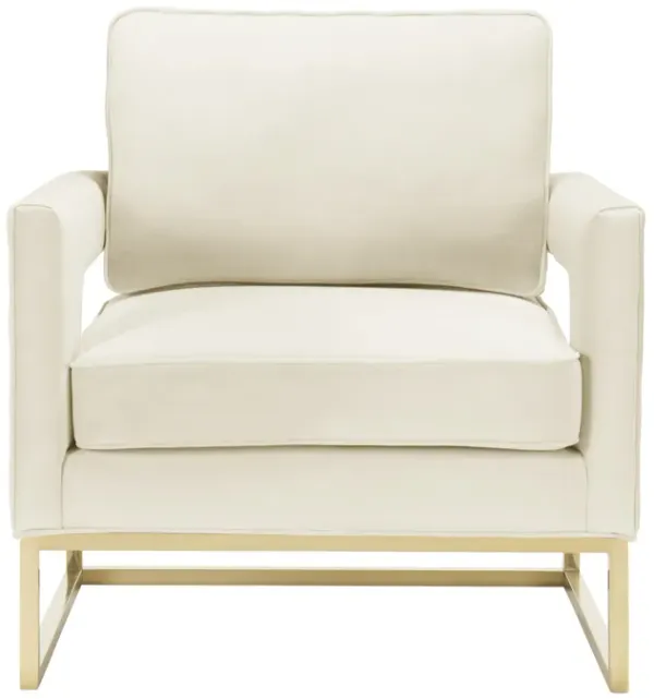 Avery Cream Velvet Chair