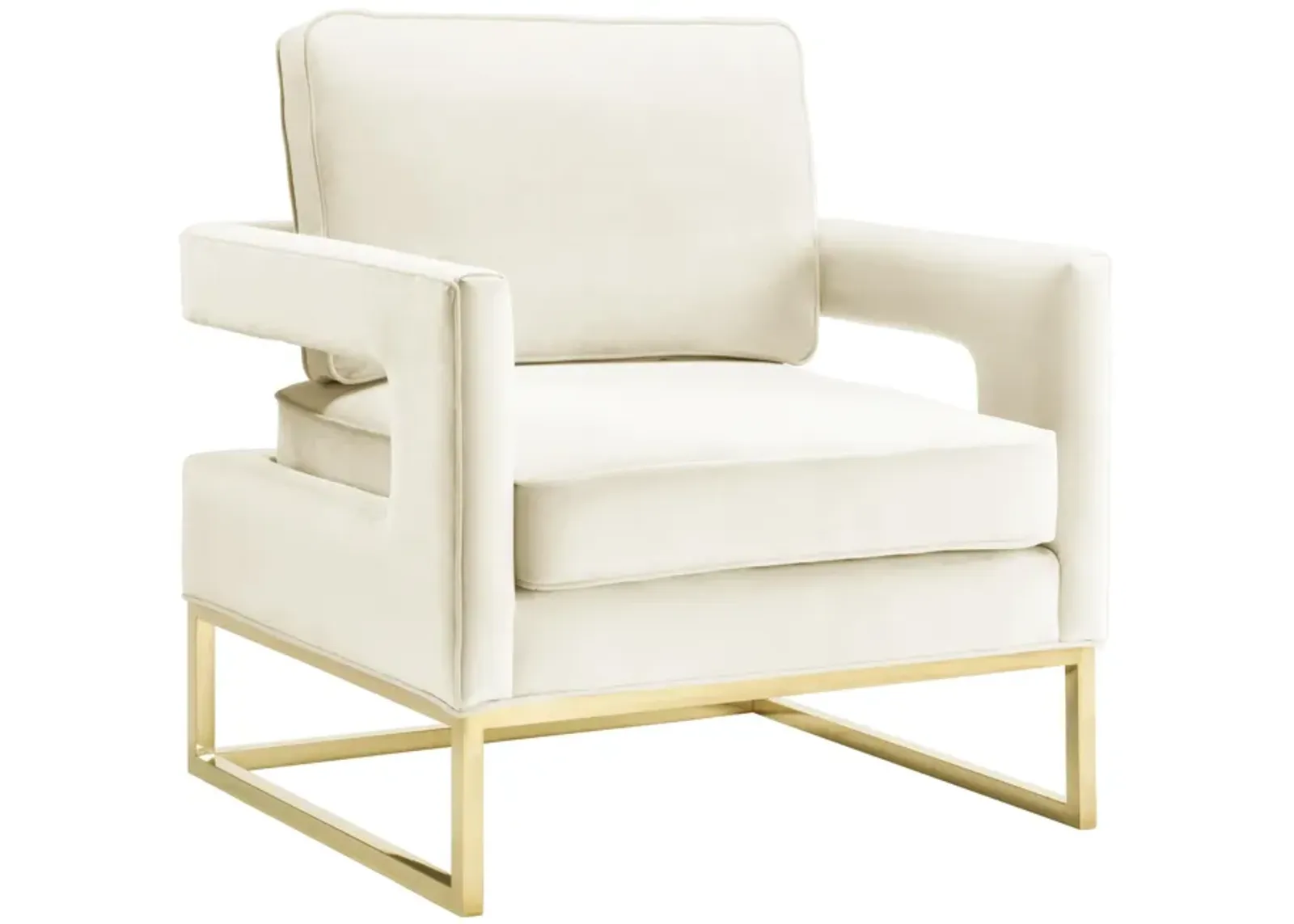 Avery Cream Velvet Chair