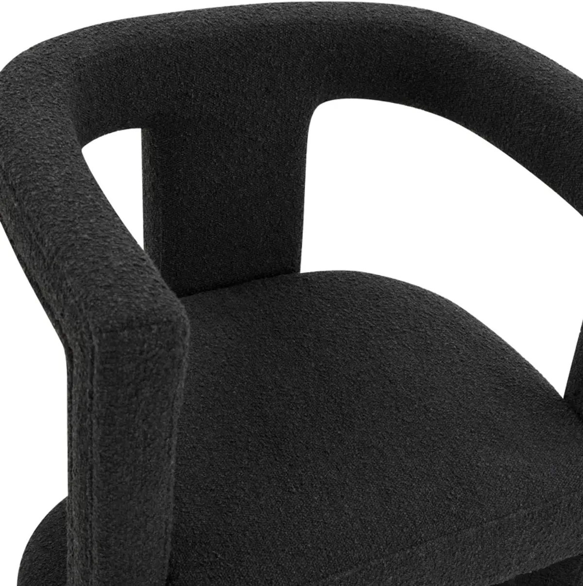 Ada Black Boucle Chair