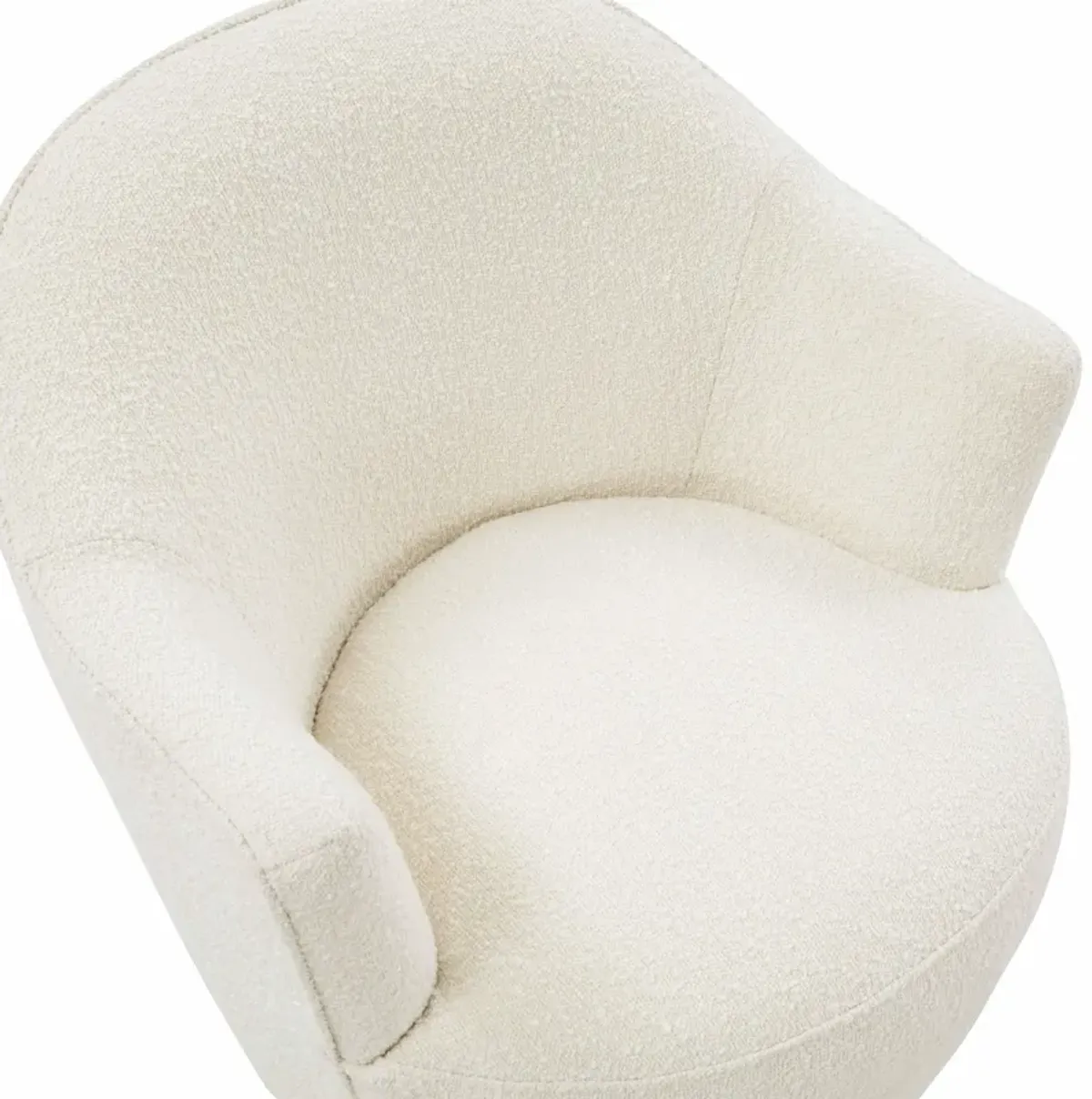 Skyla Boucle Swivel Chair