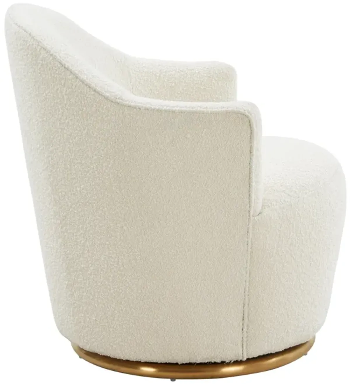 Skyla Boucle Swivel Chair