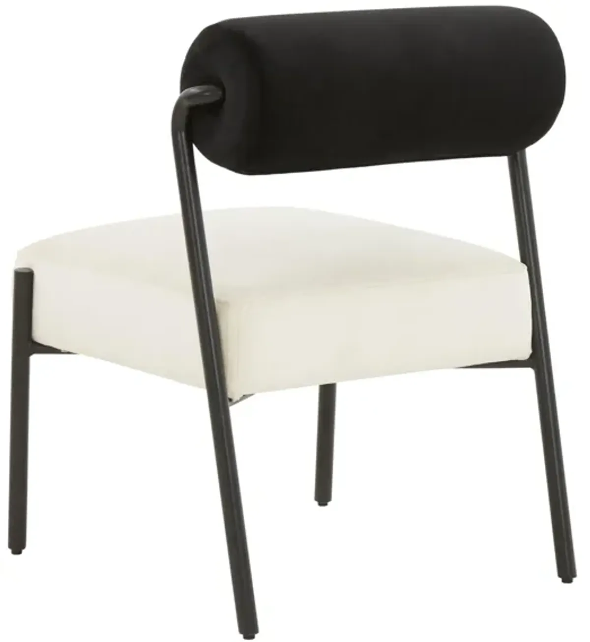 Jolene Cream Velvet Accent Chair