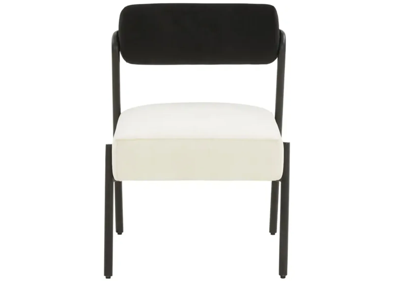 Jolene Cream Velvet Accent Chair