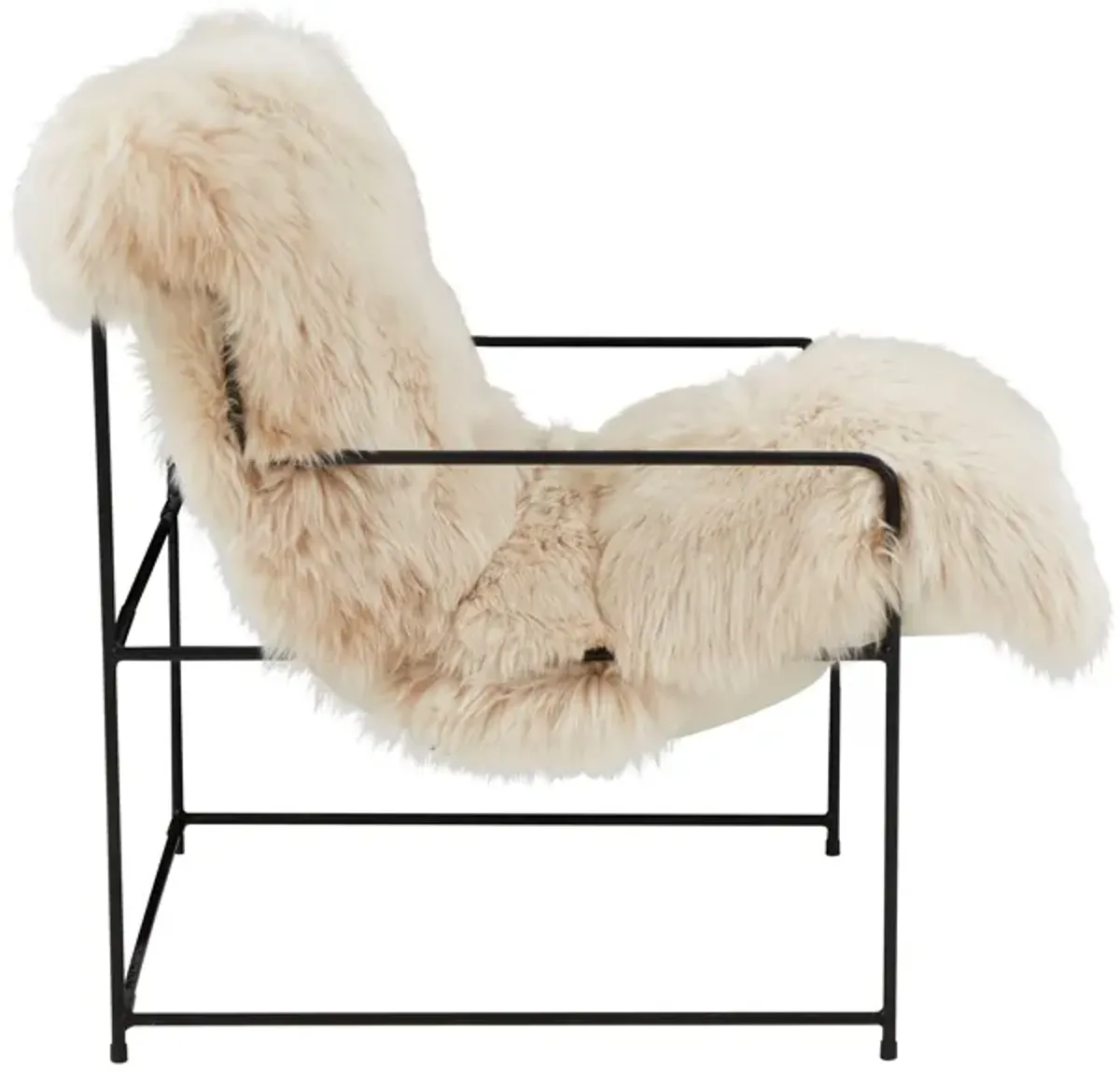 Kimi Natural Genuine Sheepskin Chair