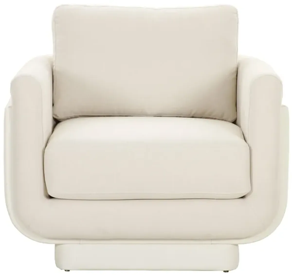 Rhonnie Cream Monotone Armchair