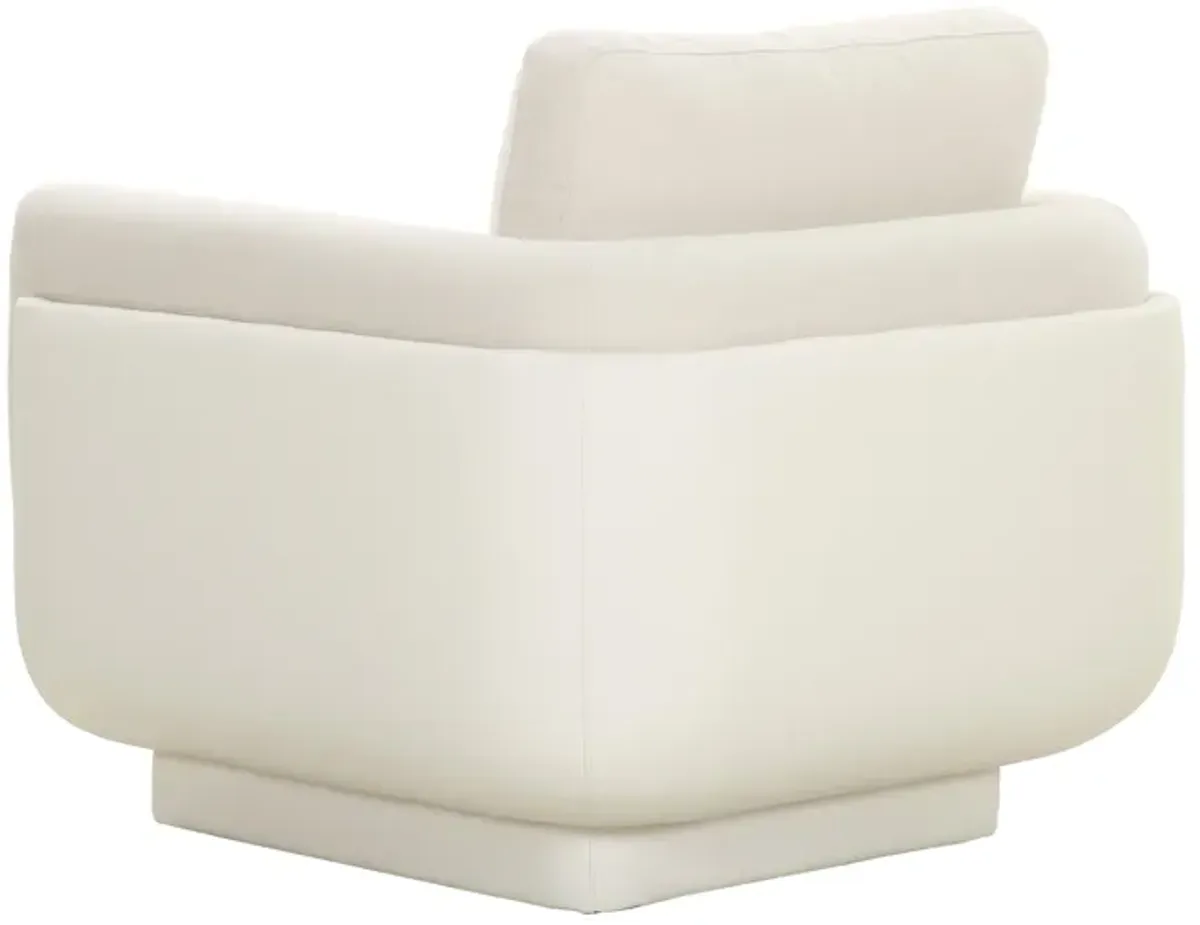 Rhonnie Cream Monotone Armchair