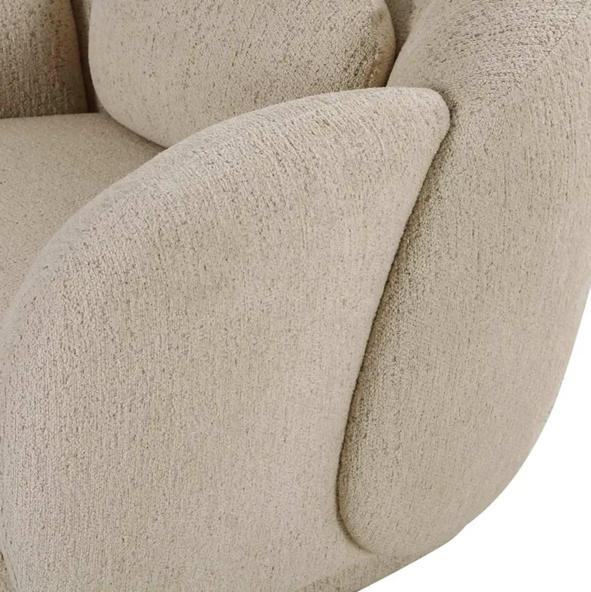 Misty Cream Boucle Accent Chair