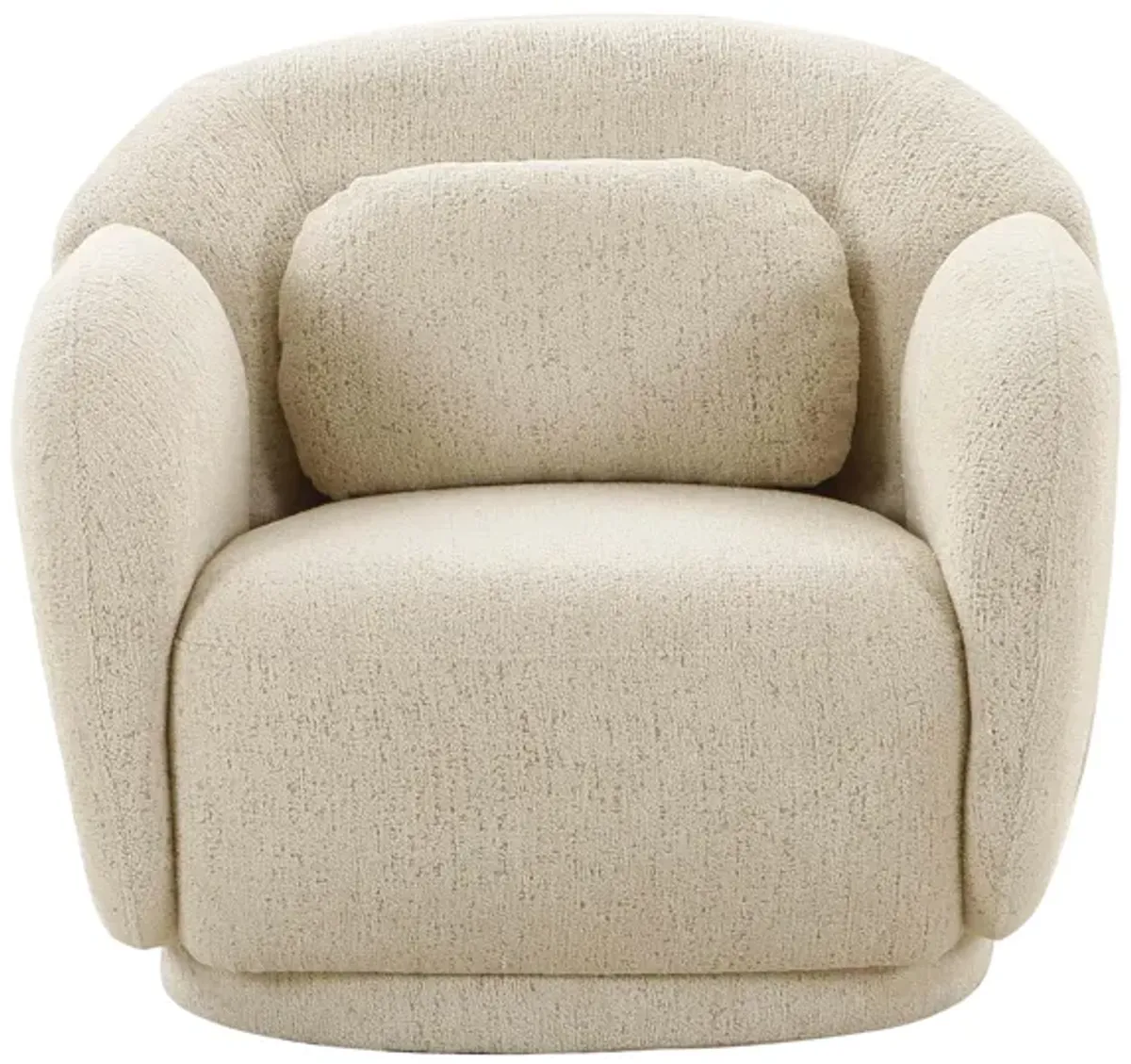 Misty Cream Boucle Accent Chair