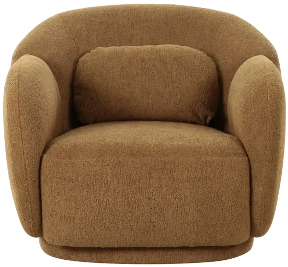 Misty Brown Boucle Accent Chair