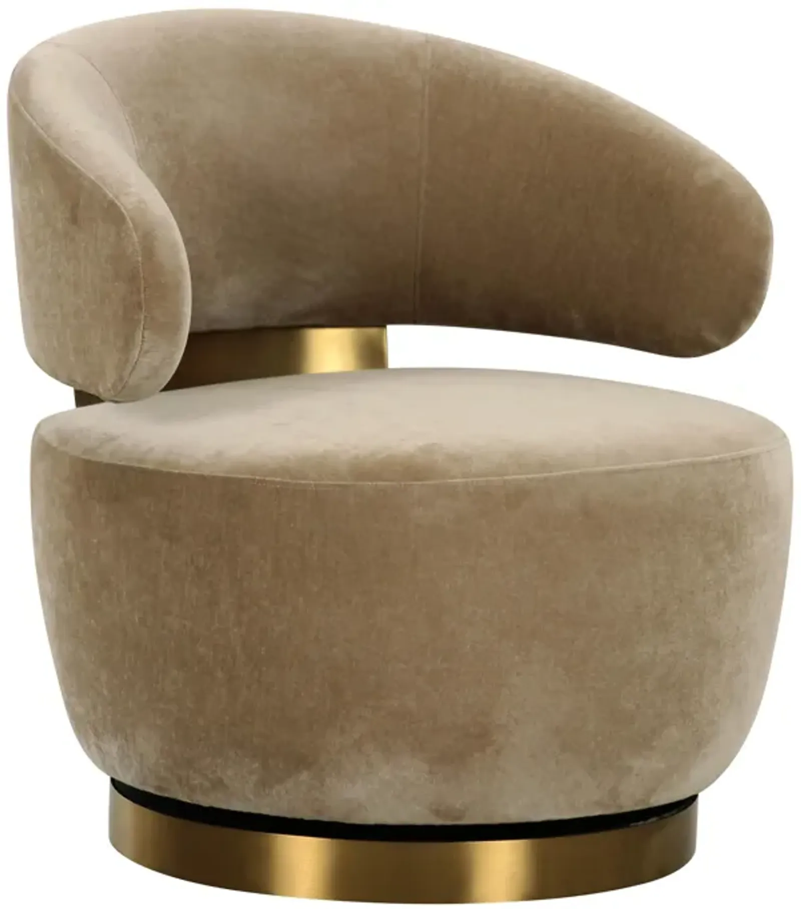 Austin Oat Recycled Fabric Swivel Chair