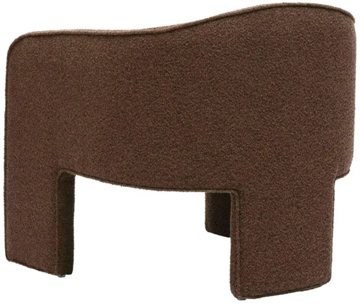 Marla Chocolate Brown Boucle Accent Chair