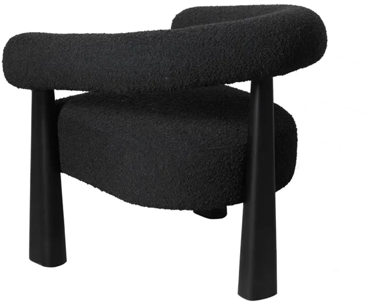 Spara Black Performance Boucle Accent Chair