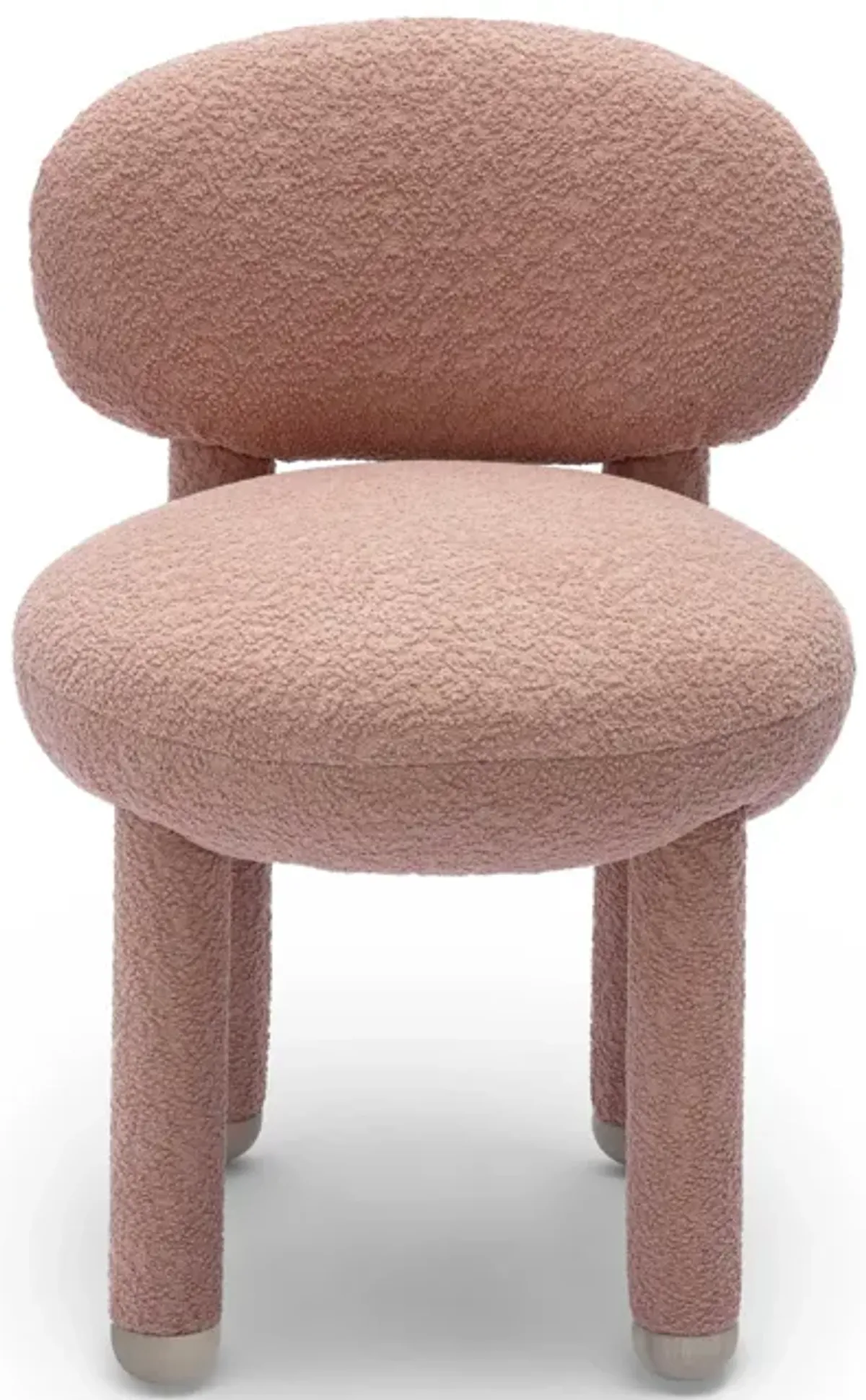 Manu Rose Pink Performance Boucle Side Chair