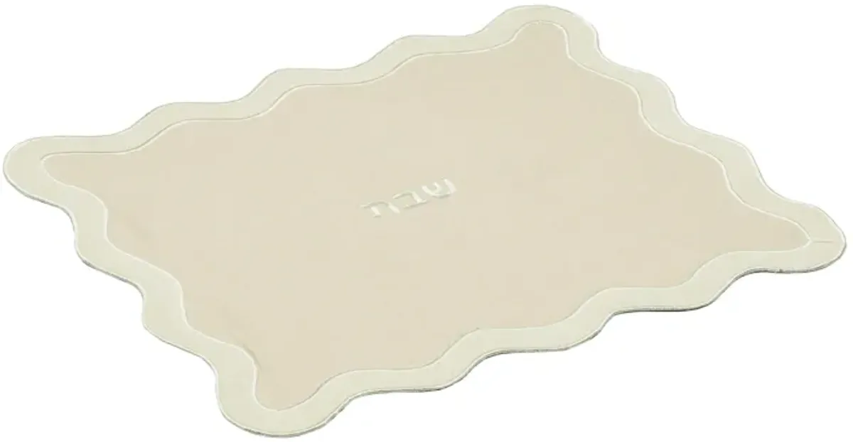 TOV Taupe Wavy Challah Cover