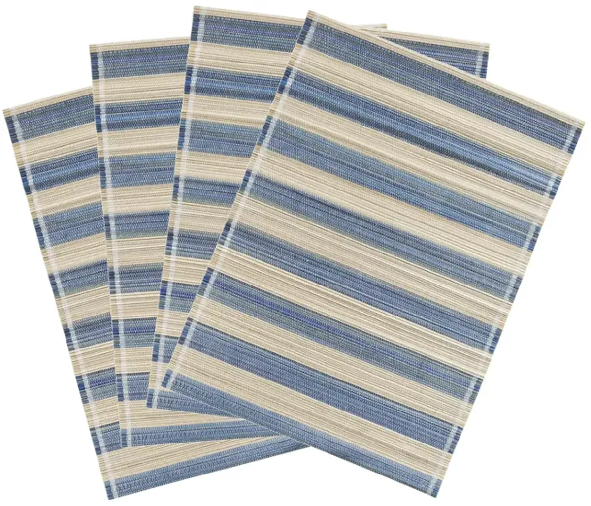 Jora Faded Blue Bamboo Placemat - Set of 4