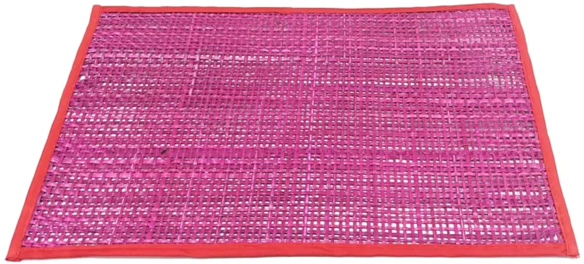 Peele Pink Seagrass Placemat - Set of 4