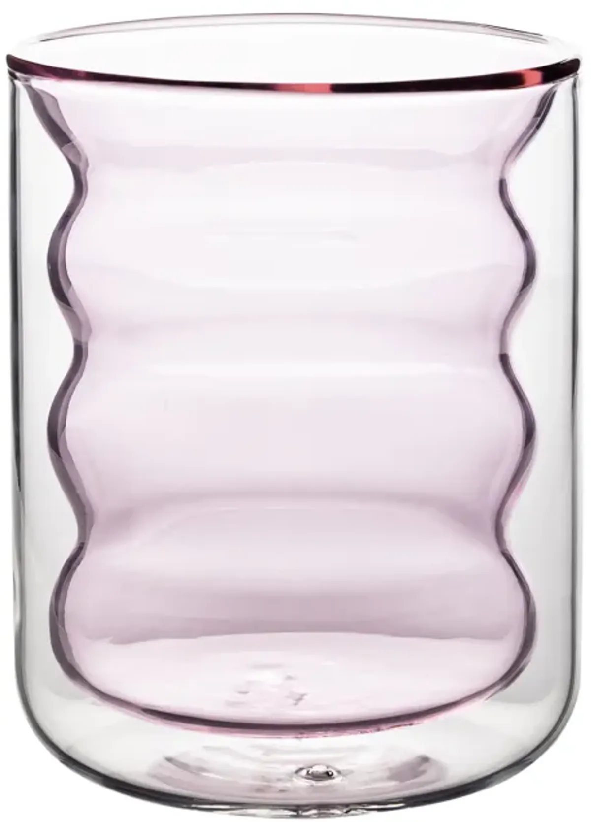 Waves Blush Water Glass - Set of 4