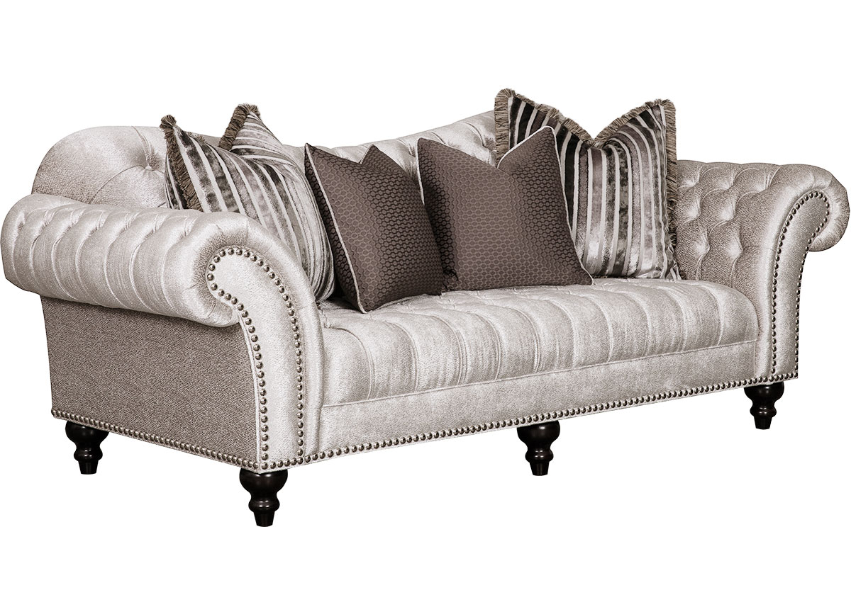 Mirage Silver Sofa