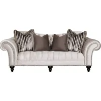 Mirage Silver Sofa