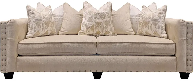 Olivia Taupe Sofa by The RoomPlace
