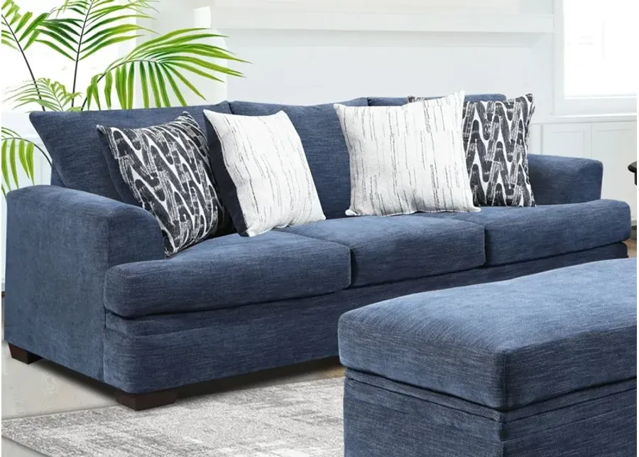 Emilia Blue Sofa by The RoomPlace