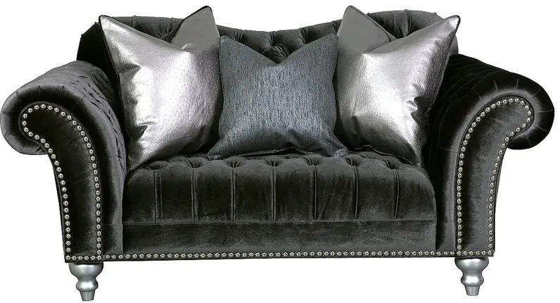 Mirage Charcoal Loveseat